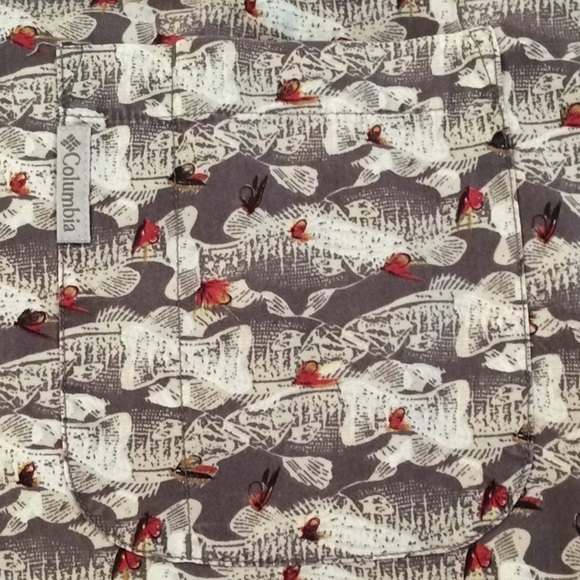 Columbia Mens Fishing Shirt, Size XXL. - Picture 5 of 7